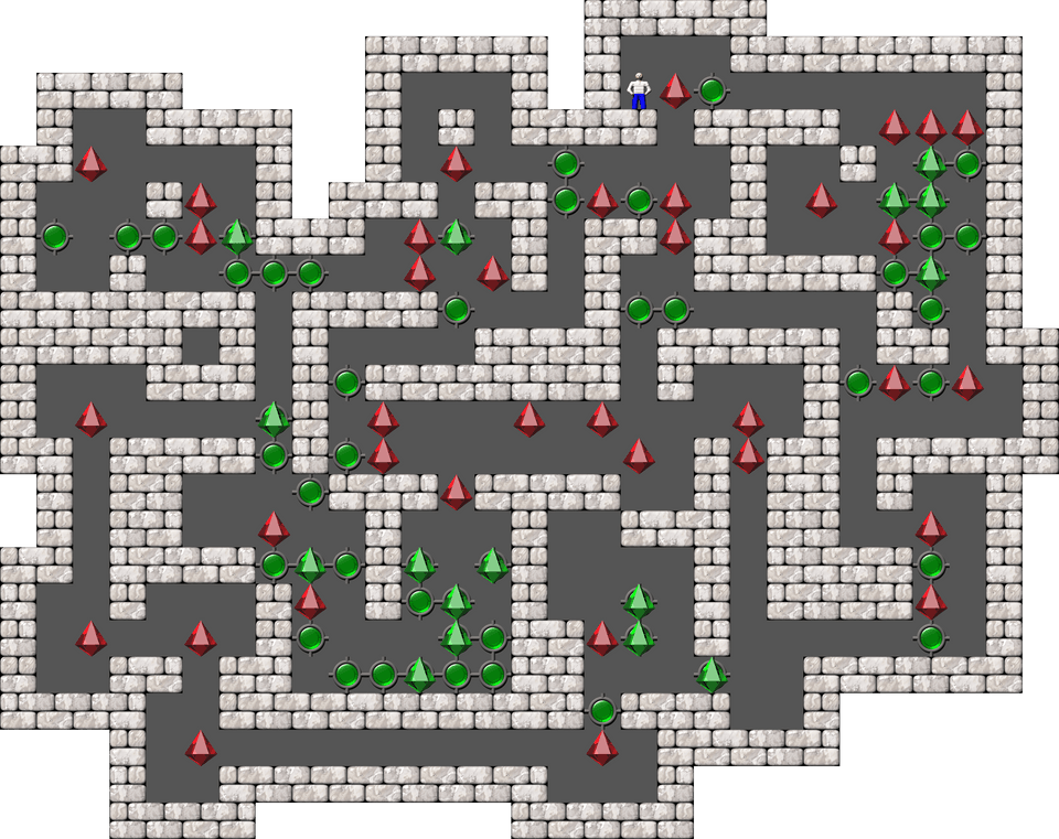 Sokoban Mass Remodel level 317